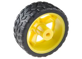 Wheel - 65mm (Rubber Tire, Pair) (4)