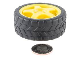 Wheel - 65mm (Rubber Tire, Pair) (5)