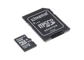 MicroSD Card with Adapter - 16GB (Class 10)