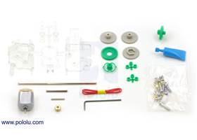 Tamiya 89916 4-speed crank-axle gearbox kit – clear