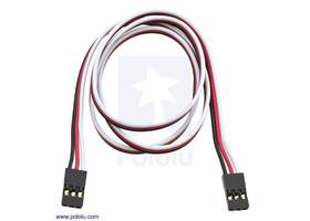 Servo extension cable 24" female – female