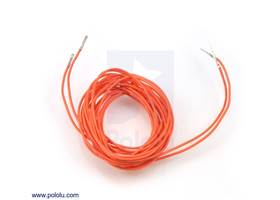 Wires with pre-crimped terminals 2-pack M-F 60" orange