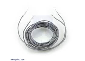 Wires with pre-crimped terminals 2-pack M-M 60" gray
