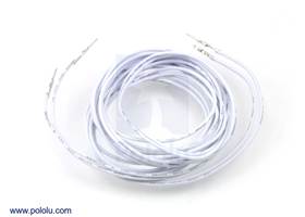 Wires with pre-crimped terminals 2-pack M-M 60" white