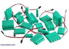 Assorted NiMH batteries and battery packs