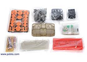 Parts included with the Tamiya 70170 Remote Control Construction Set (crawler type)
