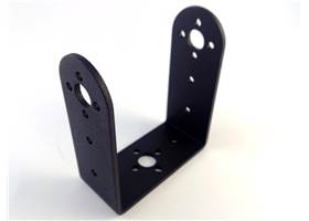 Servo Bracket - Black Aluminium - Long Arm