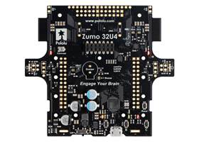 Zumo 32U4 robot main board, top view.