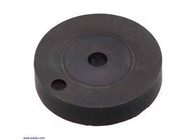 Magnetic Encoder Disc for Mini Plastic Gearmotors, OD 9.7 mm, ID 1.5 mm, 12 CPR.