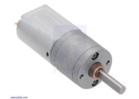 20D&nbsp;mm metal gearmotor CB with long-life carbon brushes.