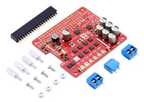 Pololu Dual G2 High-Power Motor Driver 18v18 for Raspberry Pi (kit version) with included hardware.
