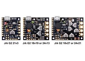 Side-by-side comparison of the different Jrk G2 USB Motor Controllers with Feedback.
