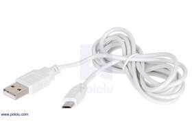 USB cable A to Micro-B, 6 ft