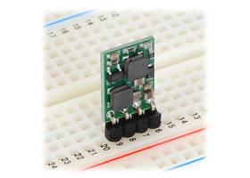 Pololu fixed-output step-up/step-down voltage regulator S10VxFx in a breadboard