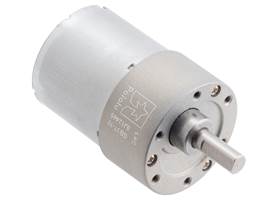 10:1 Metal Gearmotor 37Dx50L mm 12V (Helical Pinion).