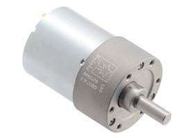 6.3:1 Metal Gearmotor 37Dx50L mm (Helical Pinion).