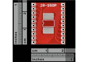 SparkFun SSOP to DIP Adapter - 20-Pin (2)