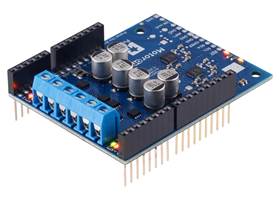 Motoron M2S18v18 Dual High-Power Motor Controller Shield for Arduino (Connectors Soldered). (1)