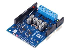 Motoron M2S18v18 Dual High-Power Motor Controller Shield for Arduino (Connectors Soldered).