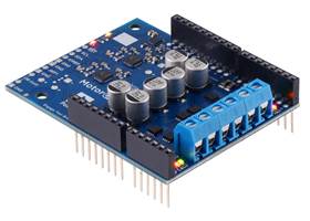 Motoron M2S18v18 Dual High-Power Motor Controller Shield for Arduino (Connectors Soldered). (1)