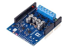 Motoron M2S24v14 Dual High-Power Motor Controller Shield for Arduino (Connectors Soldered).