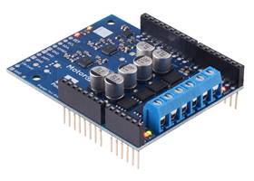 Motoron M2S18v20 Dual High-Power Motor Controller Shield for Arduino (Connectors Soldered). (1)