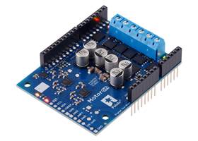 Motoron M2S24v16 Dual High-Power Motor Controller Shield for Arduino (Connectors Soldered).