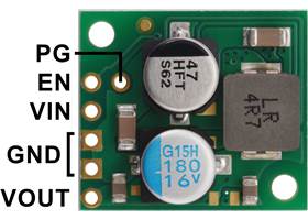 Step-Down Voltage Regulator D30V30Fx pinout.