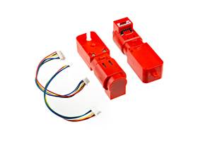 Hobby Motor with Encoder - Plastic Gear (Pair, Red)