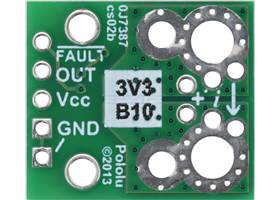 ACS71240KEXBLT-010B3 Current Sensor Carrier -10A to +10A, 3.3V, bottom view.