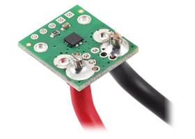 ACS71240 Current Sensor Carrier with wires soldered directly to the board.