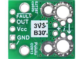 ACS71240KEXBLT-030B3 Current Sensor Carrier -30A to +30A, 3.3V, bottom view.