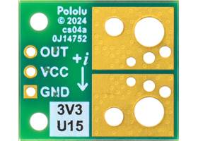 ACS72981KLRATR-150U3 Current Sensor Compact Carrier 0A to 150A, 3.3V, bottom view.