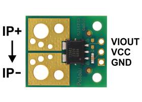 ACS72981 Current Sensor Compact Carrier pinout.