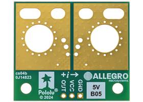 ACS72981LLRATR-050B5 Current Sensor Large Carrier -50A to +50A, 5V, bottom view.