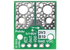 ACS37220LEZATR-100B3 Current Sensor Compact Carrier -100A to +100A, 3.3V, bottom view.