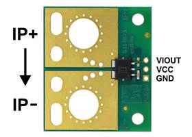 ACS72981 Current Sensor Large Carrier pinout.