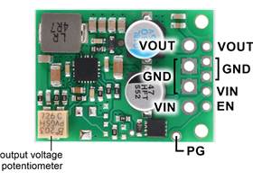 Fine-Adjust Step-Down Voltage Regulator D30V33MAx labeled pinout (D30V33MAS version shown).