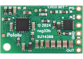 1.4-7V, 3.4A Fine-Adjust Step-Down Voltage Regulator w/ Adjustable Low-Voltage Cutoff D30V30MALCMA, bottom view.