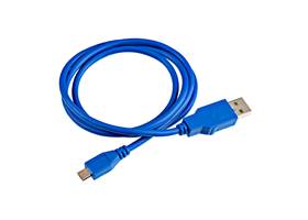 USB-A to Micro-B Cable - 1m, USB 2.0 (Flexible Silicone)