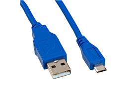 USB-A to Micro-B Cable - 1m, USB 2.0 (Flexible Silicone) (2)