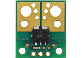 ACS72981 Current Sensor Compact Carrier, top view.