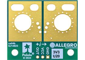 ACS72981ELRATR-200U3 Current Sensor Large Carrier 0A to 200A, 3.3V, bottom view.