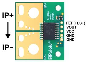 CT432/CT433 TMR Current Sensor Large Carrier pinout.