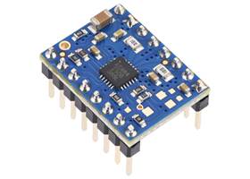 A5984 Stepper Motor Driver Carrier, Fixed 1.5A@5V / 1A@3.3V, Blue Edition (Soldered Header Pins).