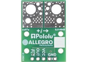 Bottom view of the CT432/CT433 TMR Current Sensor Compact Carrier, 2-layer PCB (cs07a).