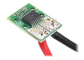 CT432/CT433 TMR Current Sensor Compact Carrier with wires soldered directly to the board.