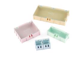 Modular Plastic Storage Box - Medium (4 pack) (3)