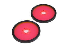 Precision Disc Wheel - 3" (Clear Pink, 2 Pack)