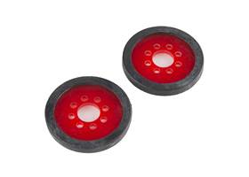 Precision Disc Wheel - 2" (Red, 2 Pack)